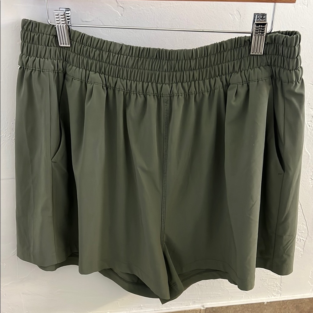 Vuori Olive Green shorts